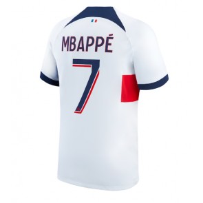 Paris Saint-Germain Kylian Mbappe #7 Gostujuci Dres 2023-24 Kratak Rukavima